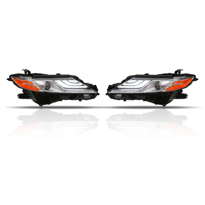 headlight for toyota camry 2018 2019 2020 manufacture high quality xenon light front hot sale supplier us middle-east type